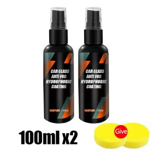 100ml Water Repellent Spray Anti Rain Coating For Car Glass Hydrophobic Anti-rain Car Liquid Windshield Mirror Mask Auto Polish