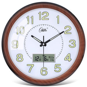 Compas | Silent Night Light Creative Calendar Quartz Clock
