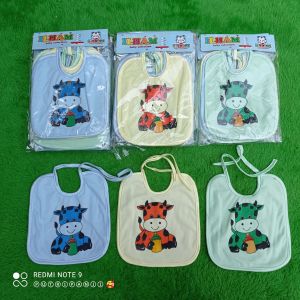 selaber bayi atau celemek bayi 2lapis 3warna realpict