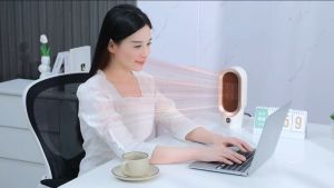 High power desktop heater with ceramic PTC household electric foot heater