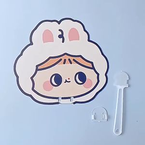 [LBH] Portable Cute Animal Shape Cartoon Mini Handheld Durable Fan Cooldown Gift 卡通小扇子 Kipas Mini - BT417