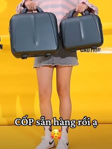 Cốp Đựng Mỹ Phẩm Đựng Đồ Cá Nhân Vali 14 inch 16 inch Chất Liệu ABS Có Mã Khóa Bảo Mật Chống Thấm Nước