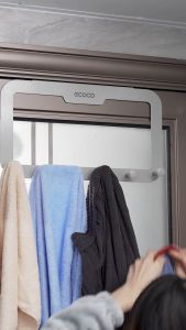ECOCO Clothes Towel Hook Hanger Rack Back Behind Door Metal Hanging Hooks Penyangkut Cangkuk Baju