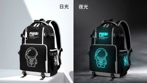 Waterproof Luminous Astronaut School Bag For Boys Grades 3-6 Load Reduction Spine Protection Backpack