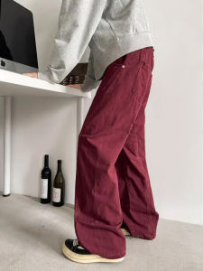 Jiaxun | Mens Street Style Loose Straight Denim Trousers