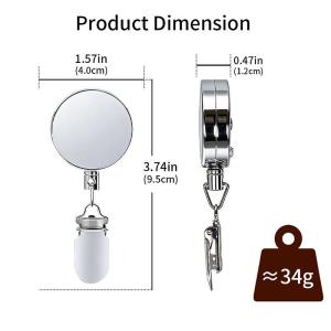 1‑Piece Retractable Stainless‑Steel Towel Rack No‑Drill Self‑Adhesive Clamp Holder