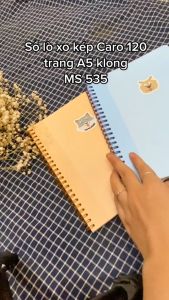 Sổ lò xo kép CARO Klong 535 - Khổ A5 - 120 Trang - Màu Pastel Gia Nguyễn --