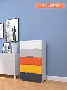 Storage Cabinet With Pulley Plastic Cabinet for Clothes Large Capacity Orocan Drawer Cabinet Kids Toys Organizer Wardrobe Transparent  Household Clothes Wardrobe - Lazada