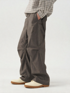 Monterest | Retro Yeast Washed Loose Structured Workwear Pockets Casual Pants