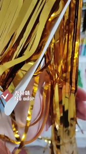 ฟอยล์ตกแต่ง1x2m ม่านฟอยล์2เมตร สําหรับตกแต่งปาร์ตี้วันเกิด งานแต่งงาน ตกแต่งฉากหลัง ม่านฉากหลัง