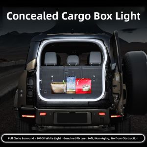 Land Rover Defender 90 110 Trunk Flowing Welcome Lighting Car Interior Atmosphere Light Automobile Accessories Modification Parts