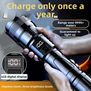 BAIXITANG | Super Bright Long Distance Portable Long Lasting Flashlight