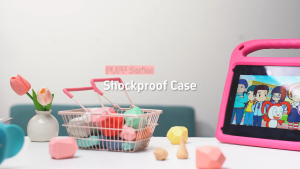 Xiaomi Pad 8 7 6 Pro Redmi 11 2023 2 SE 8.7 - Puff Design Full Protection Tablet Case For Kids Children EVA Washable Hazard Free Safe Shock Resistant Impact Drop Light weight Cute Colourful Stand Scratch Anti Soft Cartoon Protective Cover Casing
