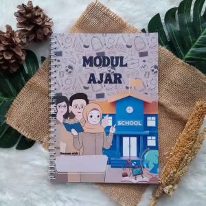 BUKU MODUL AJAR UK A5 JILID SPIRAL100 HALAMAN NON CUSTOM