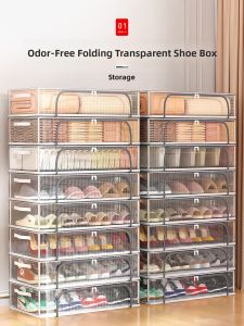 Zhifan | Space-Saving Underbed Transparent Shoe Organizer