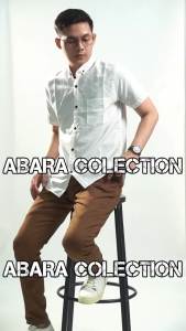 Kemeja Pria Lengan Pendek Polos Katun - Trendy untuk Kantor & Hangout - Tersedia Warna HIJAU OLIVE Ukuran S-3XL BEST SELLER