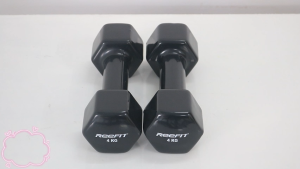 Tạ Tay Cao Su Reefit 4kg màu đen