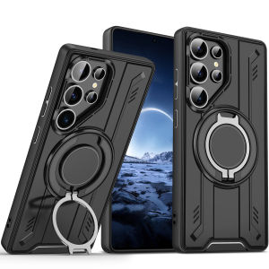 360° Magnetic Ring Holder Case For Samsung Galaxy S25 S26 Ultra S24 S23 FE S22 S21 Plus A56 A55 A36 A35 A26 A16 A15 A06 A07 A17