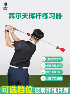 Caiton Golf Swing Trainer Indoor Magnetic Absorption Practice Bat Golf Ball Posture Rhythm Training Stick Sports Fitness