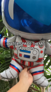 Big Size Outer Space Astronaut Star Wars Rocket UFO Foil Balloons Kids children birthday party balloons