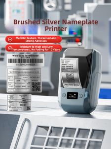 Niimbot | Máy In Chuyển Nhiệt Chống Nước Bề Mặt Xước Bạc 10 Microns