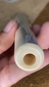 Pipa GG Asli Lokal Panjang 15cm Model Bulat Lengkung Tebal Mulus Bening