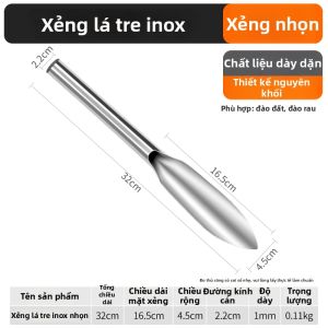 MYTEC | Xẻng Vườn Để Xới Đất Trồng Cây và Đào Đất Có Thể Rửa Sạch