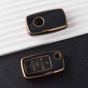Fashion TPU Car Key Holder Case for Volkswagen VW Passat Golf Tiguan Polo Beetle Caddy T5 Up Eos Jetta Skoda Octavia Accessories