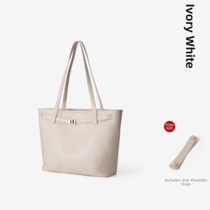La Festin | New Commuter Tote Bag White