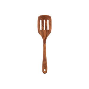 Natural Teak Wood Kitchen Utensil Set Wooden Cooking Tools with Holder Ideal for Healthy Non - Stick Cookware Cooking