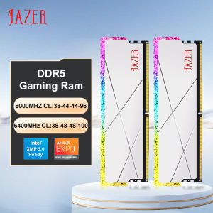 JAZER RGB DDR5 32GB(16GBX2) 6000MHz 6400MHz High Performance Desktop Memoria Ram