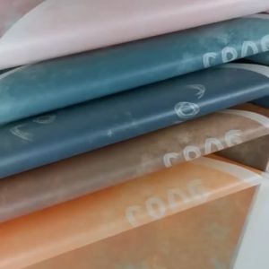 Isi 20 LEMBAR Kertas Buket Bunga Motif Tulisan LOVE Flower Wrapping Bouquet Paper LOVE Abstrak Cellophane KB063