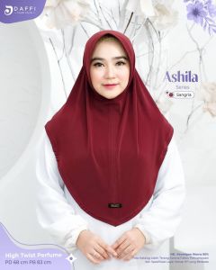 ASHILA Daffi Hijab Terbaru Jilbab Instan Kerudung Ibu Premium