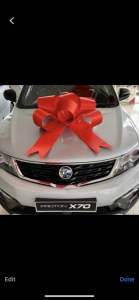 BIG CAR BOW / DECORATION /DELIVERY NEW CAR CEREMORY / 142cm x 80cm x 80cm H-25cm (Ready Stock)