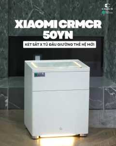 Két Sắt Xiaomi CRMCR Thông Minh 50YN Cao 54cm rộng 43cm sâu 38cm Nặng 33KG Chống Cháy Kết Nối APP Điện Thoại