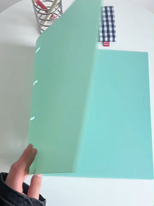 A4 Ring Binder With 50Pcs Refill Clear Book Binder Pockes 4 Holes Arch File Binder Organizer File Storage 26x31cm