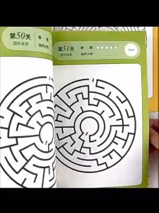 Buku Maze Kanak Kanak Latihan Fokus Buku Permainan Fikiran Logik Mainan Pendidikan Perkembangan Minda Pelajar Kids Maze Puzzle Book Focus Training Logic Thinking Game Book Brain Development Activity Educational Toy 儿童迷宫训练书专注力开发游戏书小学生逻辑思维启蒙益智力练习册专注训练玩具 B05