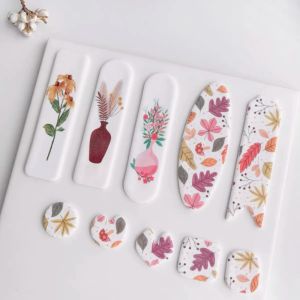 Square Oval Carp Leaf Geometry Shape Polymer Clay Molds Cutting Molds Cutter DIY Bookmarks Decoration Handmade Tools Baking Tool