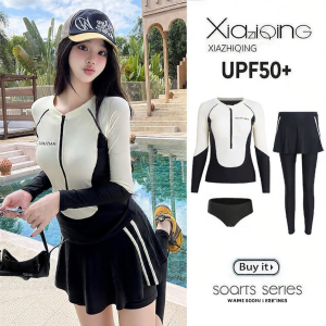 XIAZHIQING | UV Protective & Quick Drying Womens Surfing Rash Guard