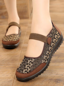 BUJINXUAN | Soft Bottom Summer Canvas Shoes for Mature Women