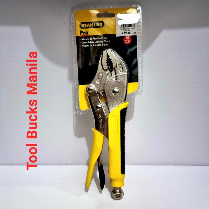 Stanley Curved Jaw Locking Pliers 10" 843691 (Original) Lazada PH