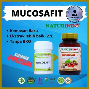 Obat Maag Asam Lambung Mual Sakit Perut Pencernaan Ulu Hati Ampuh Kapsul Herbal Mucosafit Naturindo