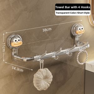 XUNHUAI | Suction Cup Wall-Mounted Towel Rack