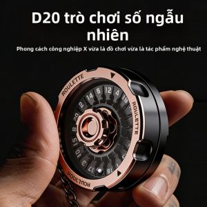 YIJUE | Stress Relief Fidget Toy Metal 20-sided Die