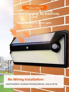 Xlys | Solar Motion Sensor Outdoor Home Lighting Waterproof Street Light