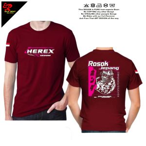 Kaos Herex Rosok Cilik Jepang Lengan Pendek