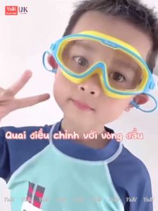 Combo kính bơi trẻ em YouYou chính hãng cao cấp cho bé trai bé gái kèm mũ bơi nút bịt tai kẹp mũi chống sặc nước YaBi