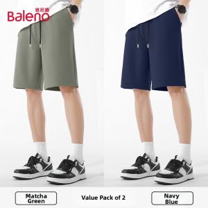 BALENO | Navy Breathable Mens Cotton Shorts