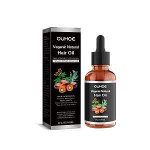 Ouhoe Hair Oil Nourishing Hair Growth Protection Anti Hair Loss Smooth Hairs Damage Baldness Repair Scalp Treatment Penetrating Hair Follicle Hair Thickening Roots New Hair Care 60ml