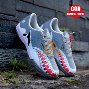 COD SALE SEPATU FUTSAL PRIA ORTUSEIGHT ORTUS FUTSAL CATALYST REQUIN IN HIU SHARK ABU SEPATU OLAHRAGA MURAH